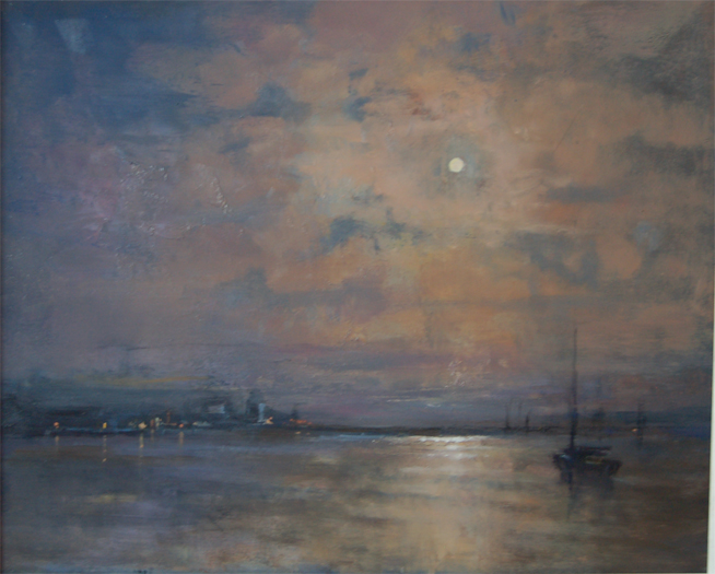 , Oil on board by David Hawthorne